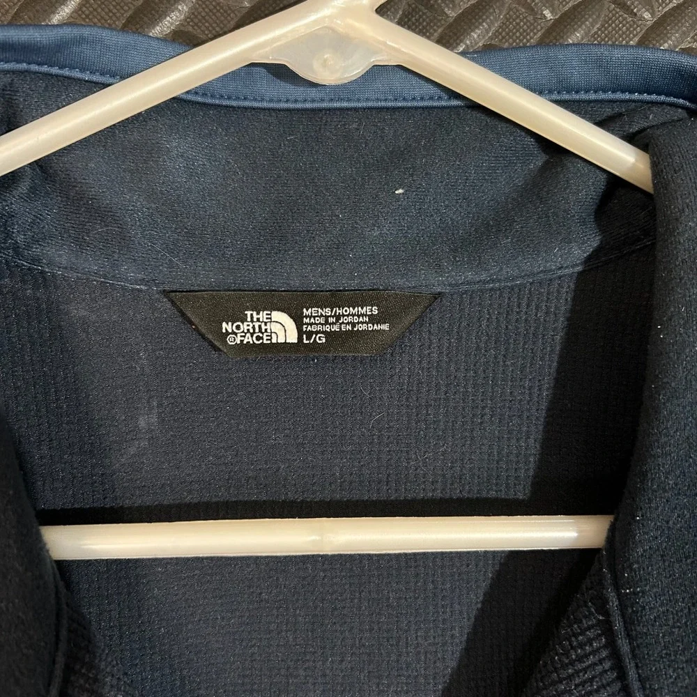 The North Face Blue Full Zip Lightweight Zipper Pocket Vest Men's Size Large‎